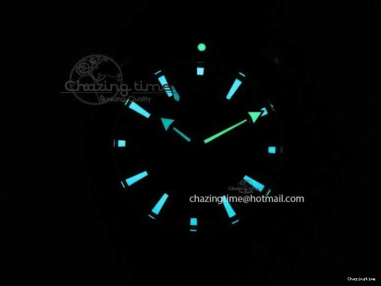 0521 Resilient Planet Ocean 2016 43.5mm SS OM 1:1 Best Edition Black Dial On Black Nylon Strap A 8167